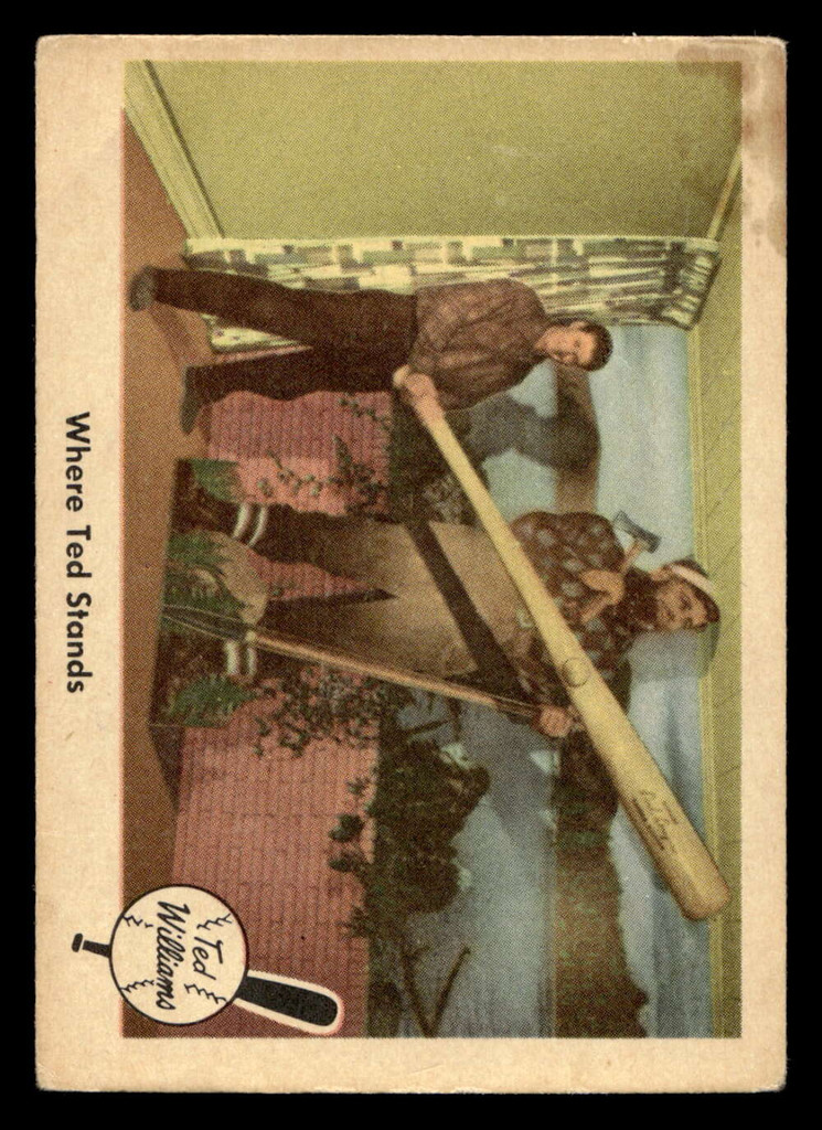 1959 Fleer Ted Williams #79 Where Ted Stands G-VG  ID: 424605