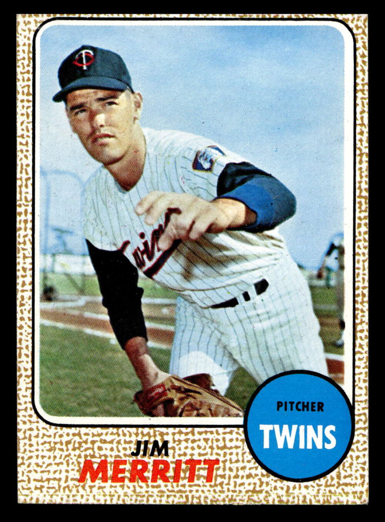1968 Topps #64 Jim Merritt Ex-Mint  ID: 424795