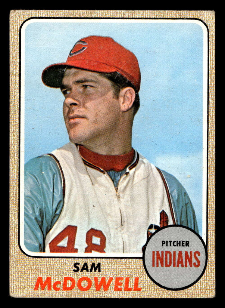 1968 Topps #115 Sam McDowell VG-EX  ID: 424936