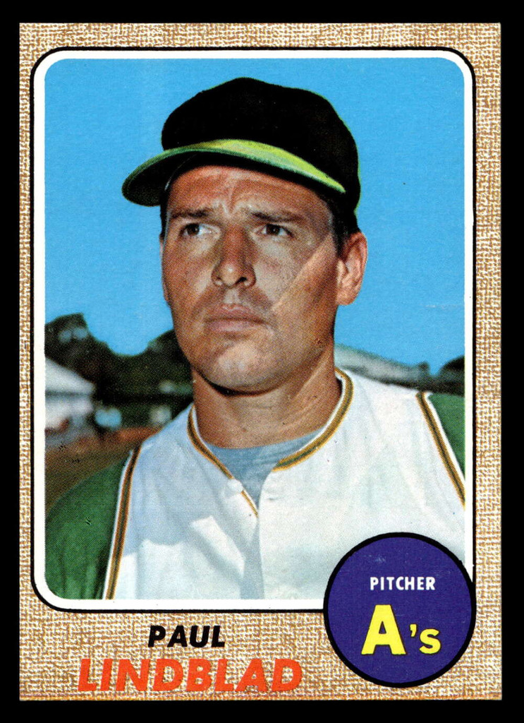 1968 Topps #127 Paul Lindblad Ex-Mint  ID: 424974