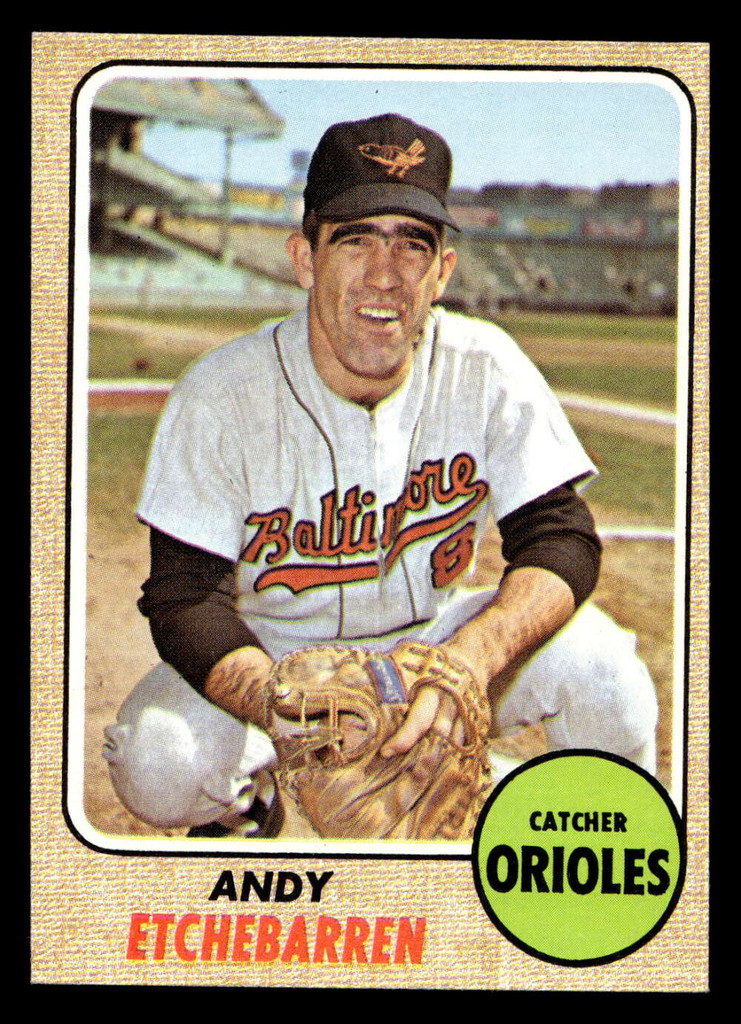 1968 Topps #204 Andy Etchebarren Near Mint  ID: 425193