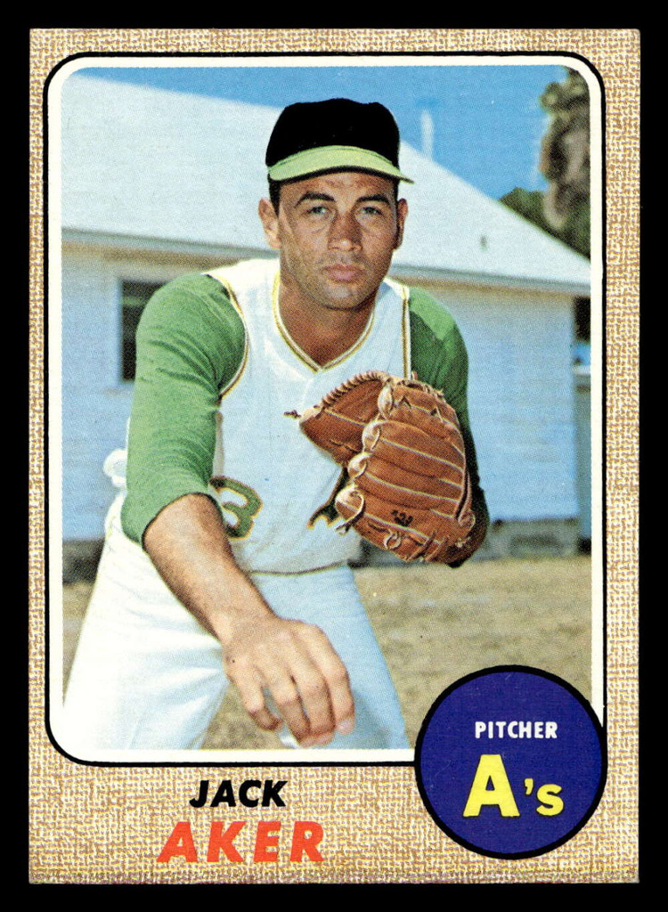 1968 Topps #224 Jack Aker Ex-Mint  ID: 425231