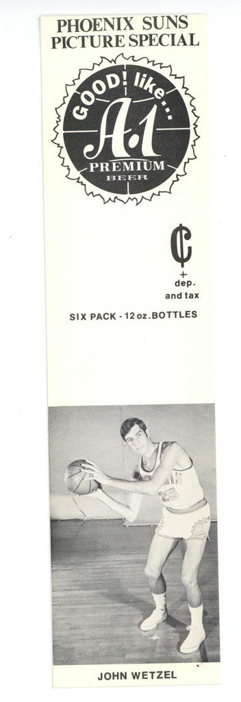 1970-71 A1 Premium Beer Phoenix Suns 13 card Complete Master Set with Variations