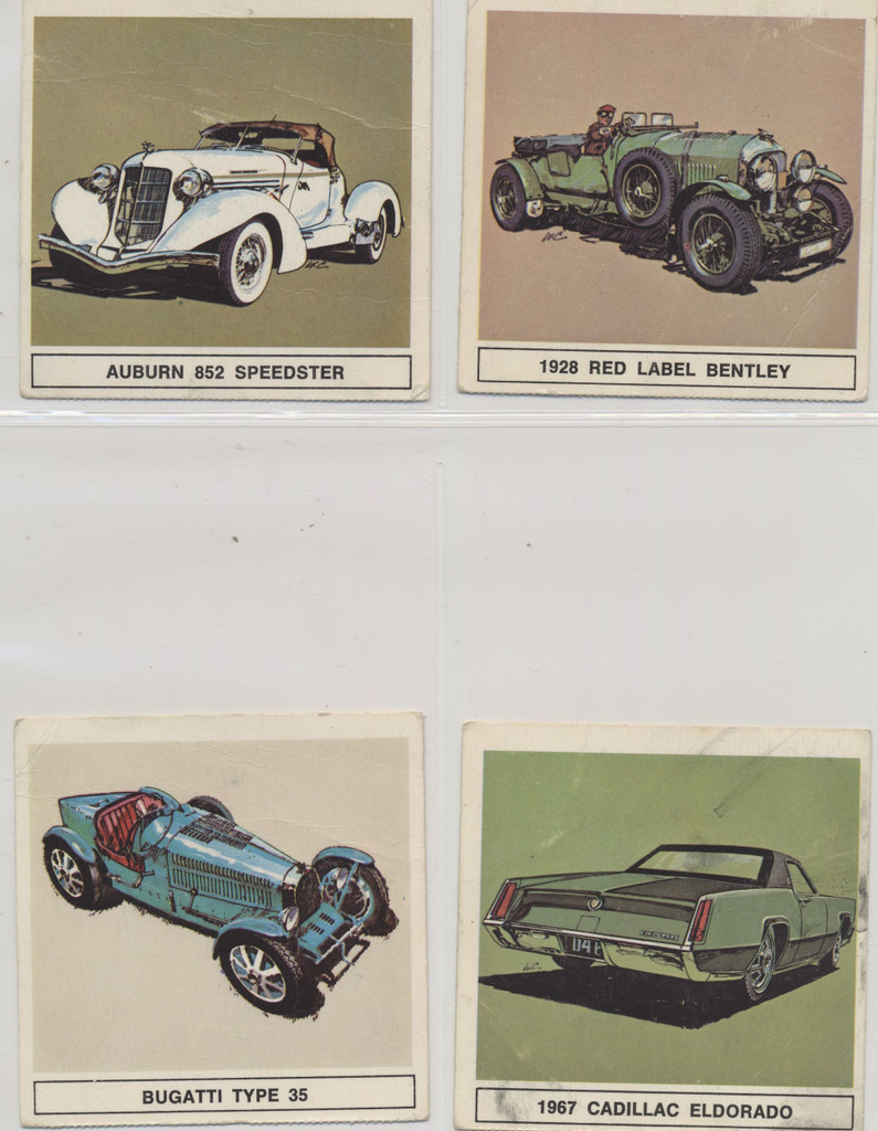 1967 Gallery Of Great Cars U063 Set 24(Low Grade)   #*sku36311