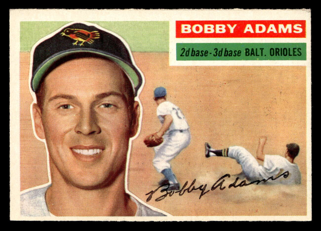 1956 Topps #287 Bobby Adams Ex-Mint  ID: 426055