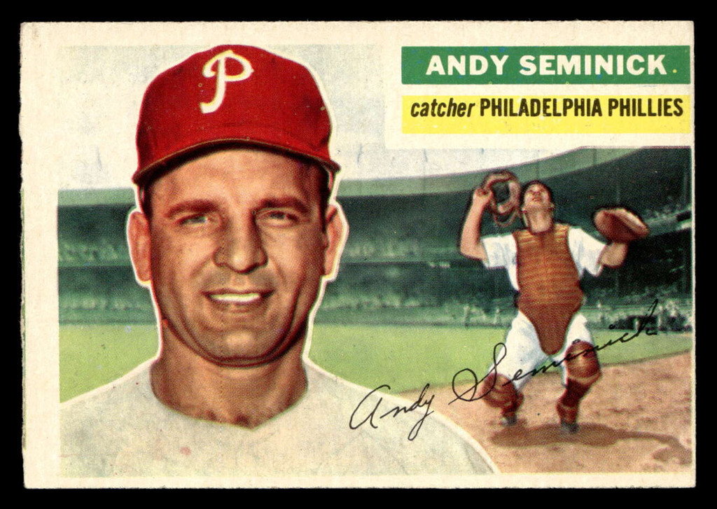 1956 Topps #296 Andy Seminick Excellent+  ID: 426073