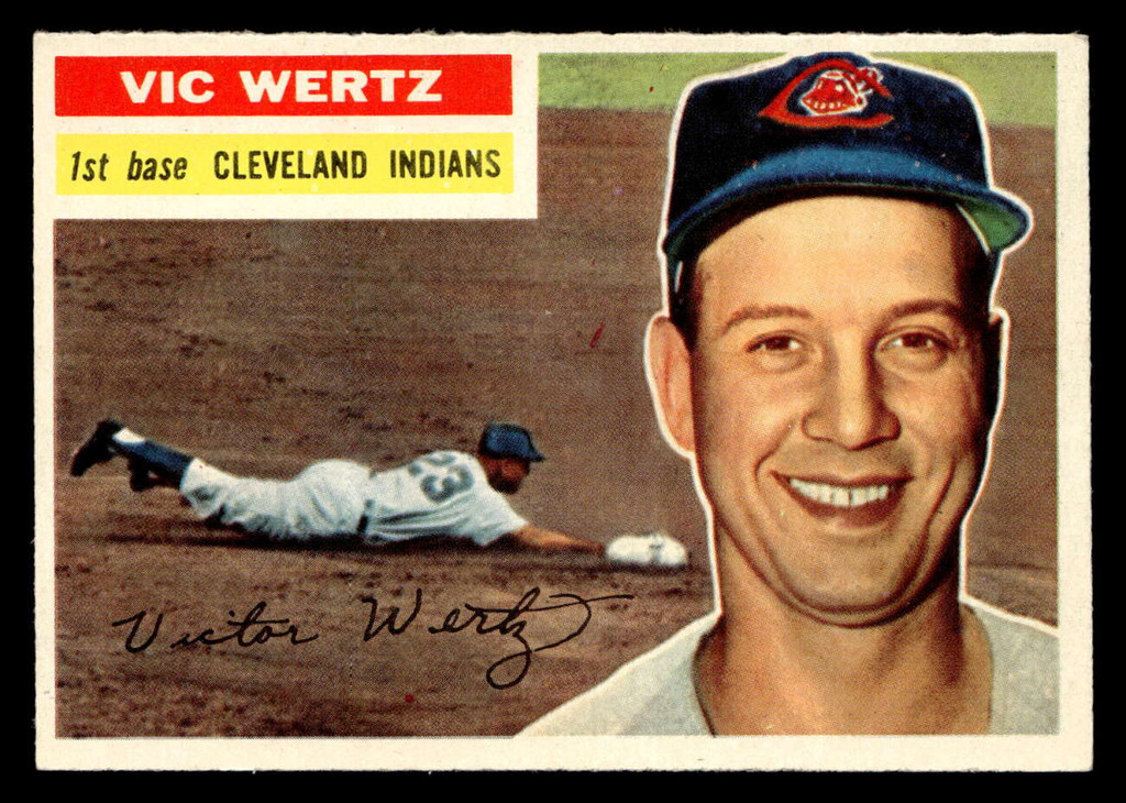 1956 Topps #300 Vic Wertz Ex-Mint  ID: 426081