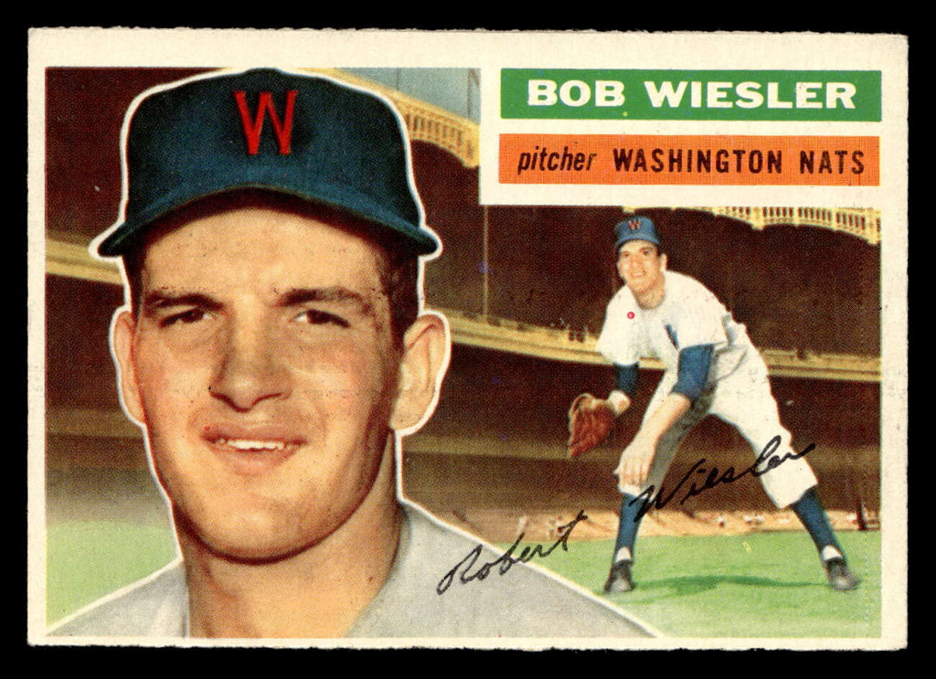 1956 Topps #327 Bob Wiesler Ex-Mint RC Rookie  ID: 426122