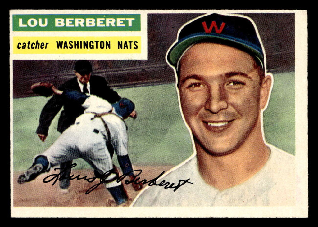 1956 Topps #329 Lou Berberet Near Mint RC Rookie  ID: 426129