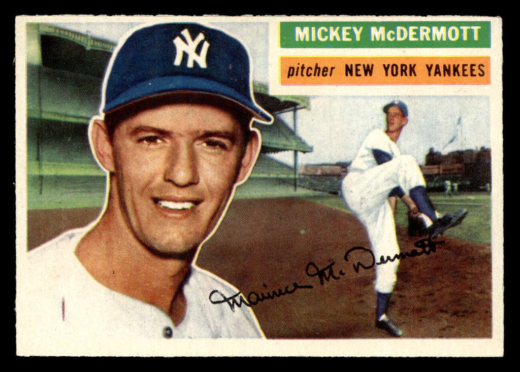 1956 Topps #340 Mickey McDermott Near Mint  ID: 426141