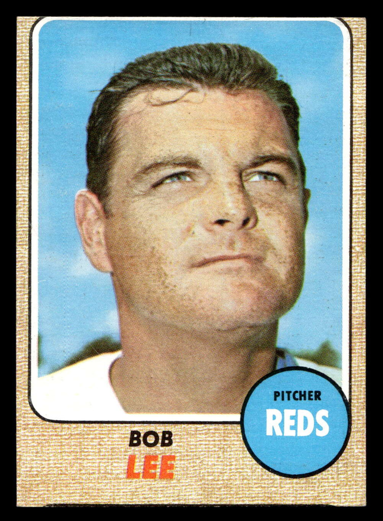 1968 Topps #543 Bob Lee Excellent miscut 