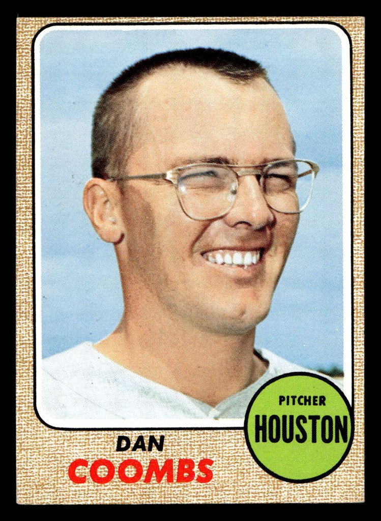 1968 Topps #547 Danny Coombs Ex-Mint  ID: 426272