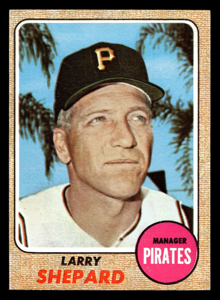 1968 Topps #584 Larry Shepard MG Excellent+ RC Rookie  ID: 426332