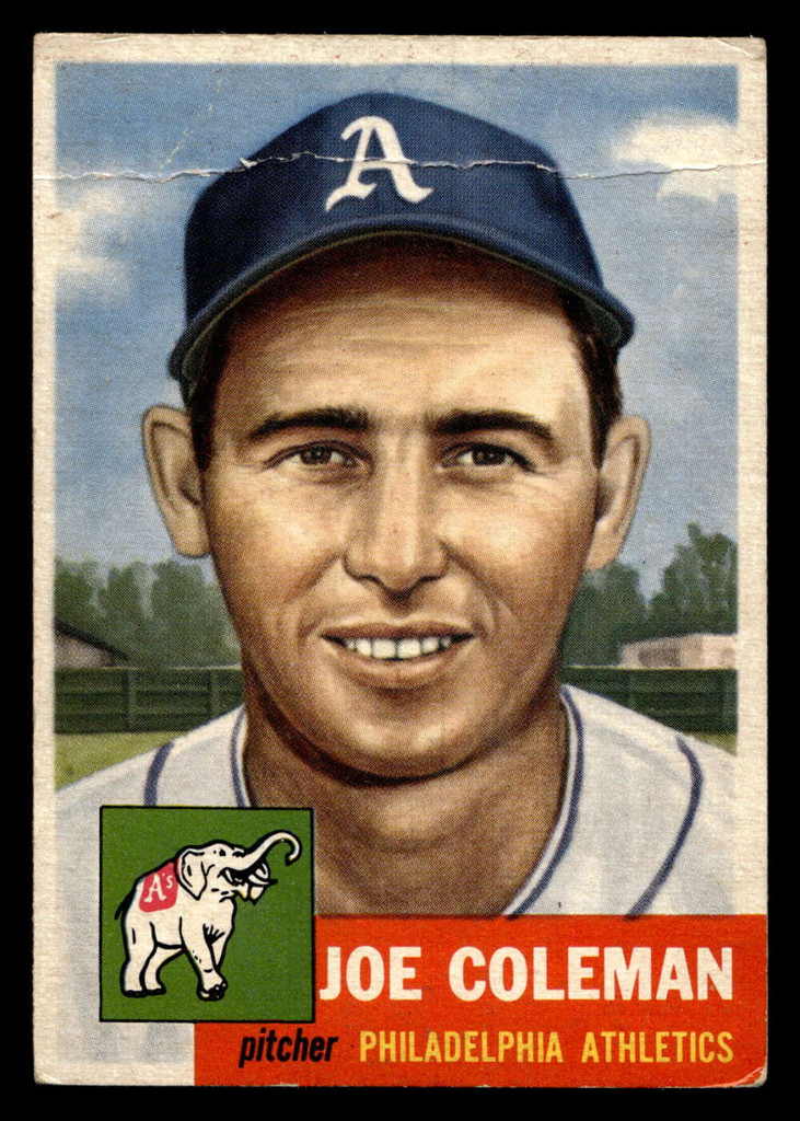 1953 Topps #279 Joe Coleman DP Good  ID: 426381