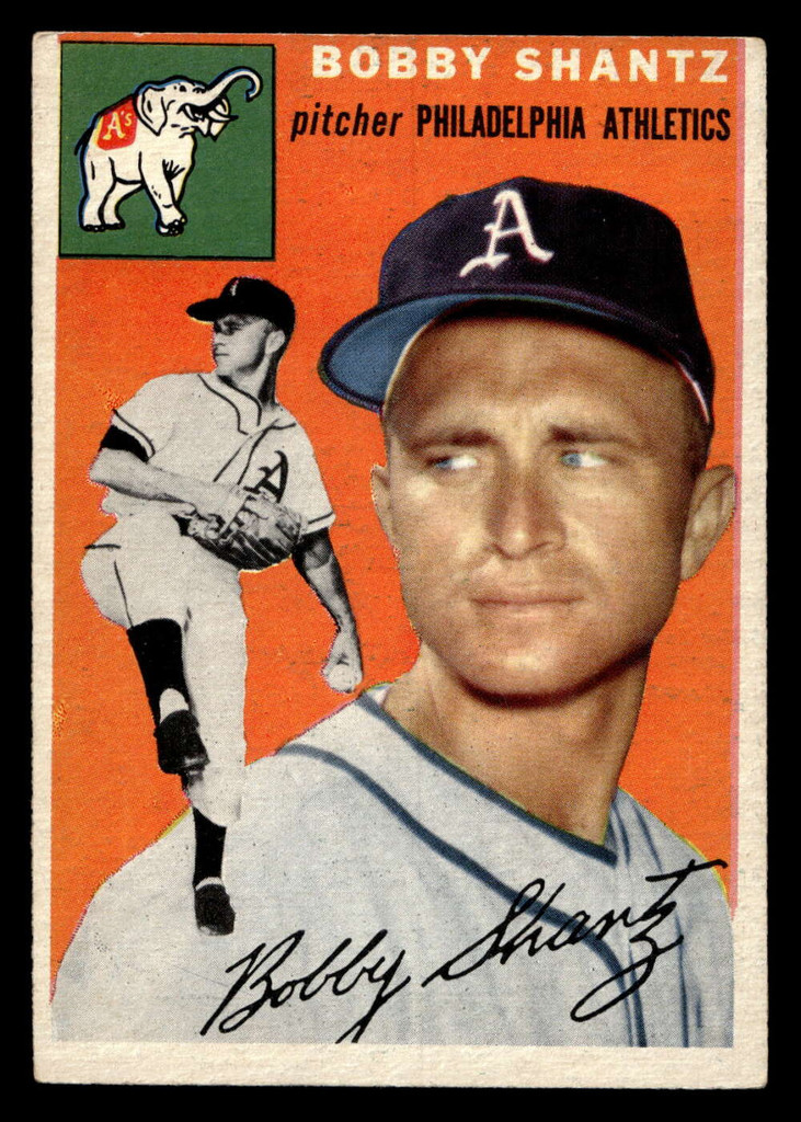 1954 Topps #21 Bobby Shantz Excellent+  ID: 426384