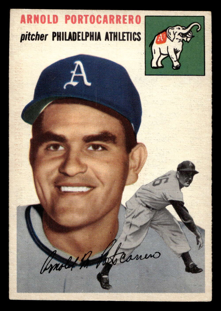 1954 Topps #214 Arnie Portocarrero Excellent+ RC Rookie  ID: 426426
