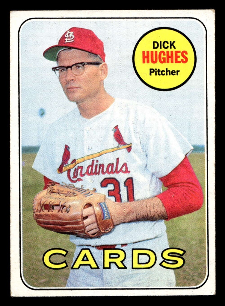 1969 Topps #39 Dick Hughes Excellent+  ID: 426551