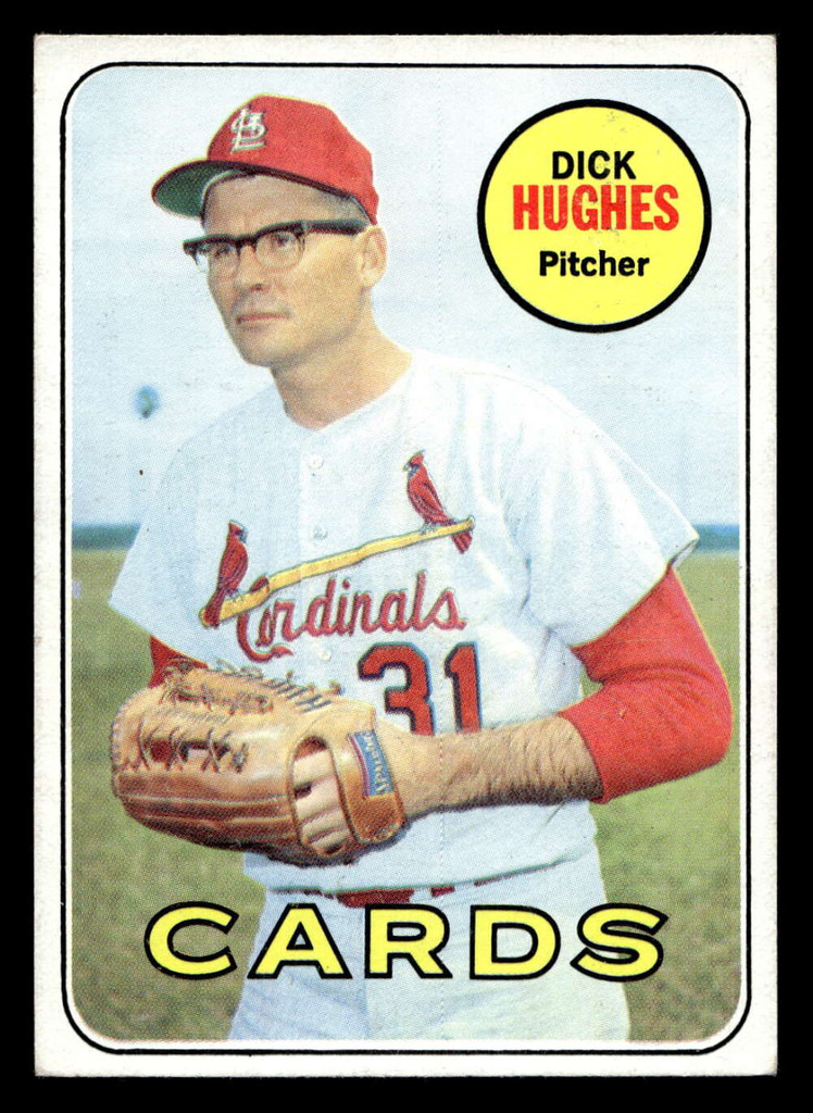 1969 Topps #39 Dick Hughes Excellent+  ID: 426554