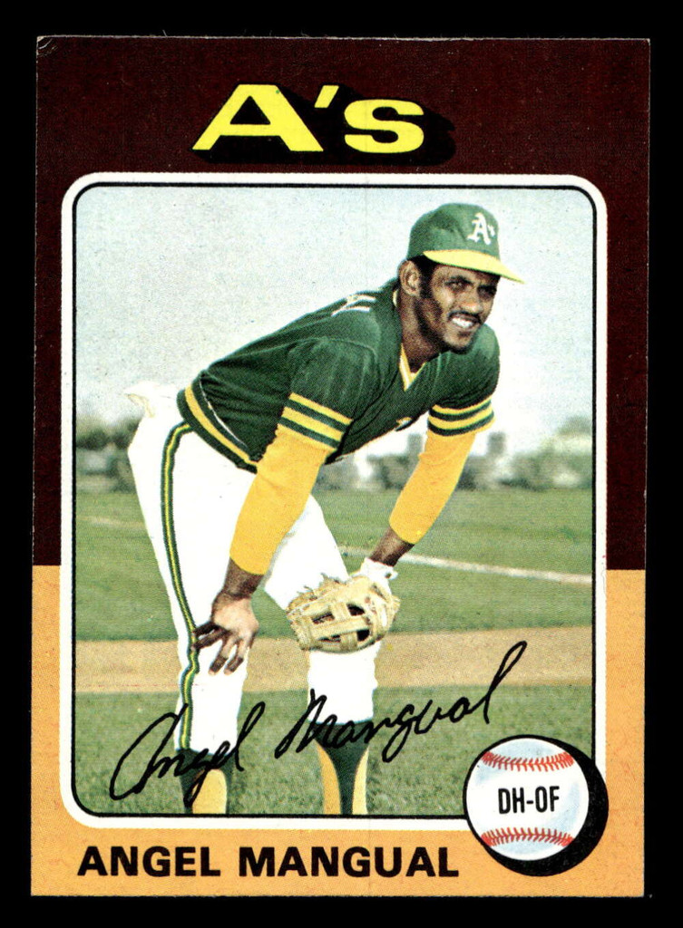 1975 Topps Mini #452 Angel Mangual Excellent  ID: 426683