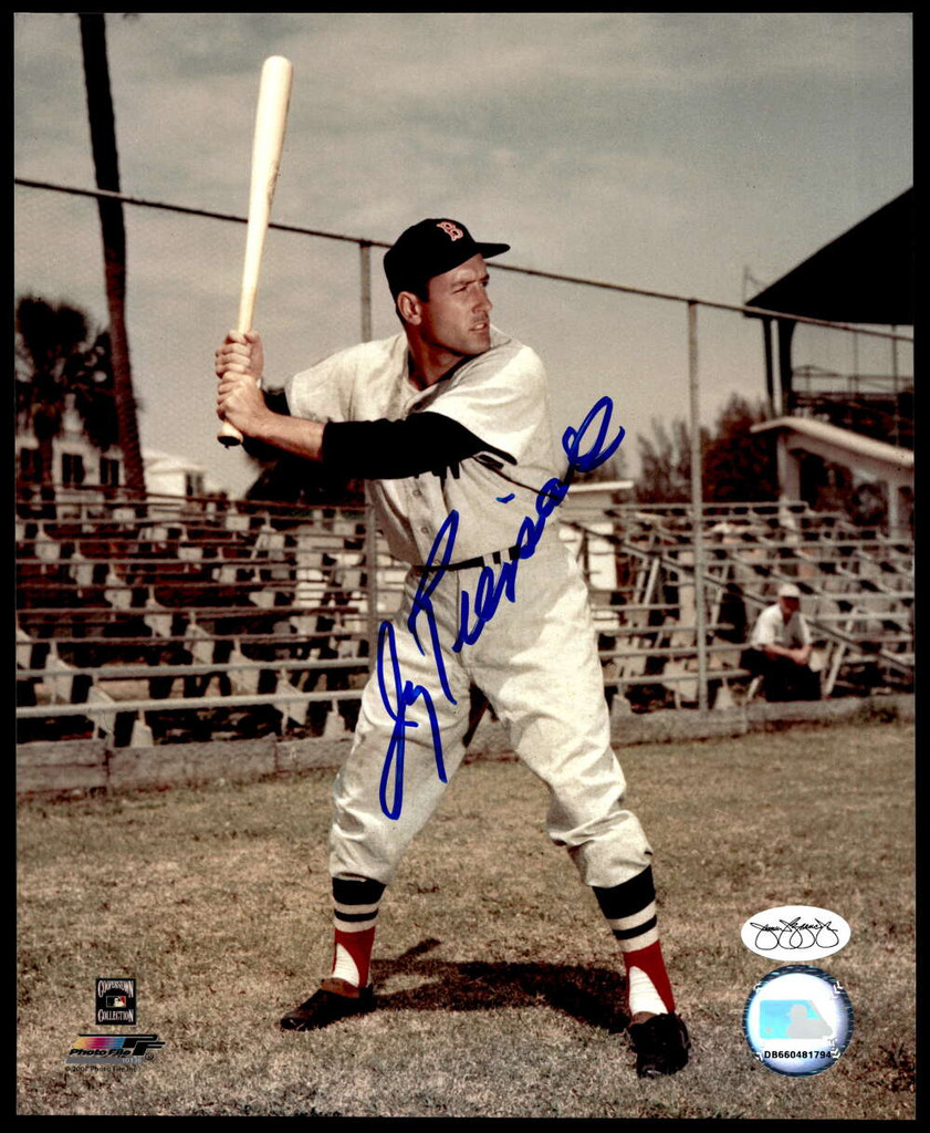 Jim Piersall 8 x 10 Photo Signed Auto JSA Sticker Only Boston Redsox