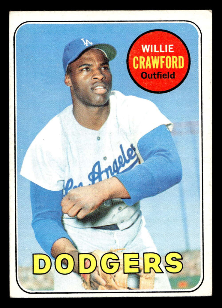 1969 Topps #327 Willie Crawford Excellent+  ID: 427689