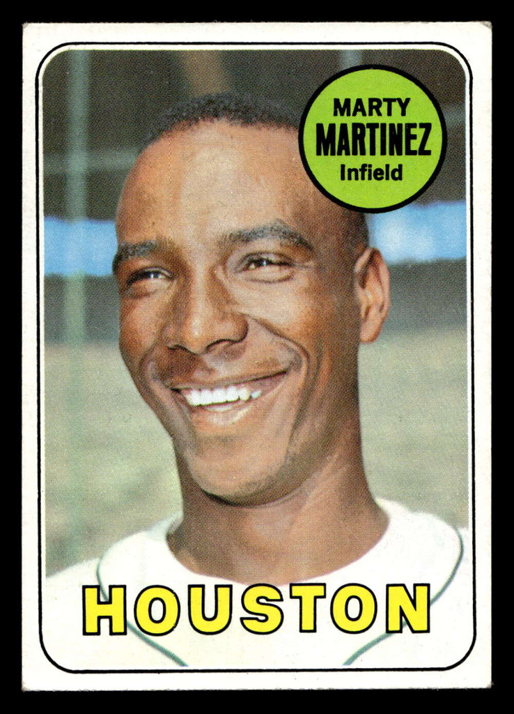 1969 Topps #337 Marty Martinez Excellent RC Rookie  ID: 427717