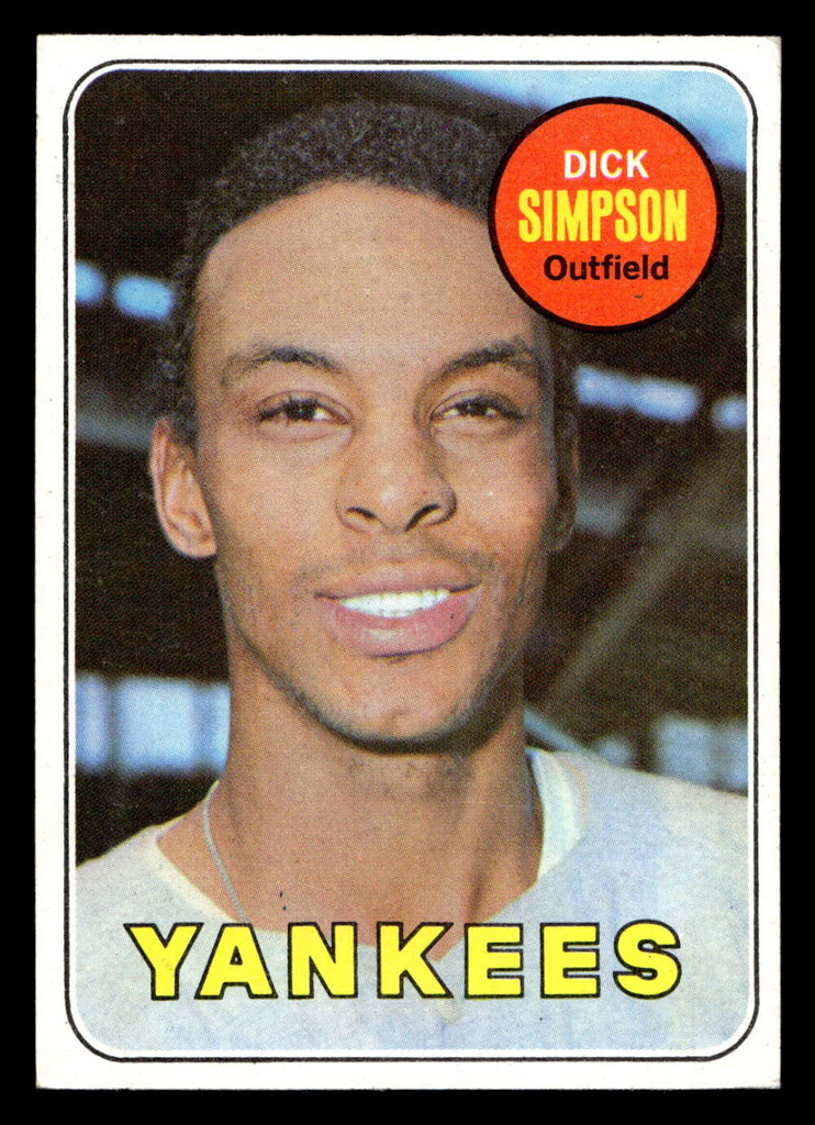 1969 Topps #608 Dick Simpson Ex-Mint  ID: 428423