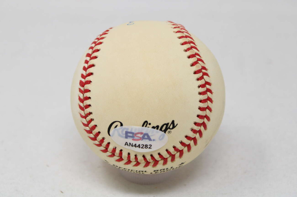 Eric Davis PSA/DNA Signed Auto Baseball Reds ONL Giamatti Ball ID: 428577