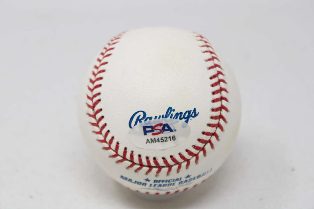 Bob Feller PSA/DNA Signed Auto Baseball Indians HOF 62 MLB Ball ID: 428591