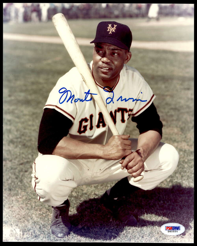 Monte Irvin 8 x 10 Photo Signed Auto PSA/DNA Authenticated Giants ID: 428610