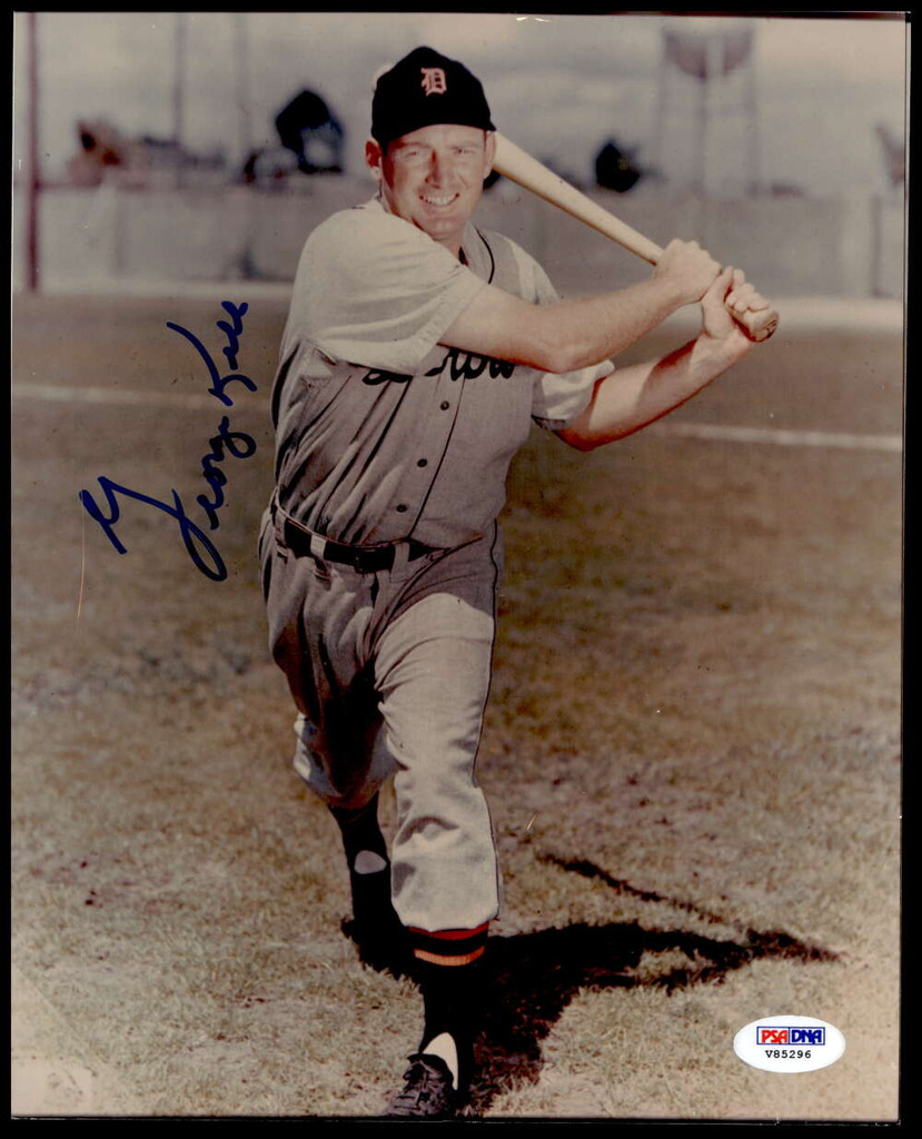 George Kell 8 x 10 Photo Signed Auto PSA/DNA Authenticated Tigers ID: 428624