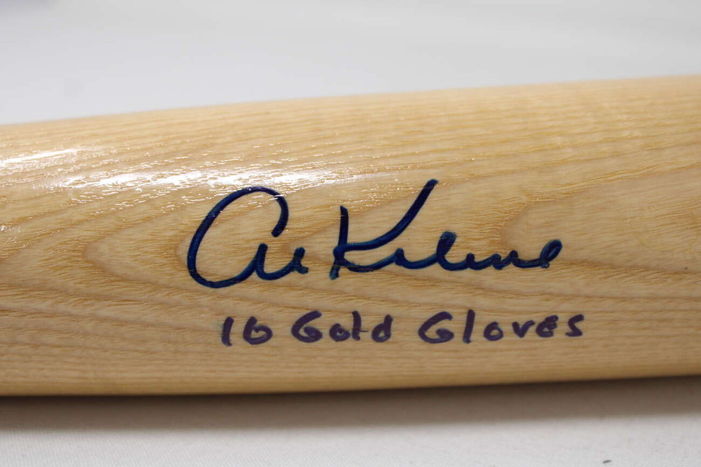 Al Kaline Bat Signed Auto PSA/DNA Sticker ONLY Tigers Rawlings 10 Gold Gloves