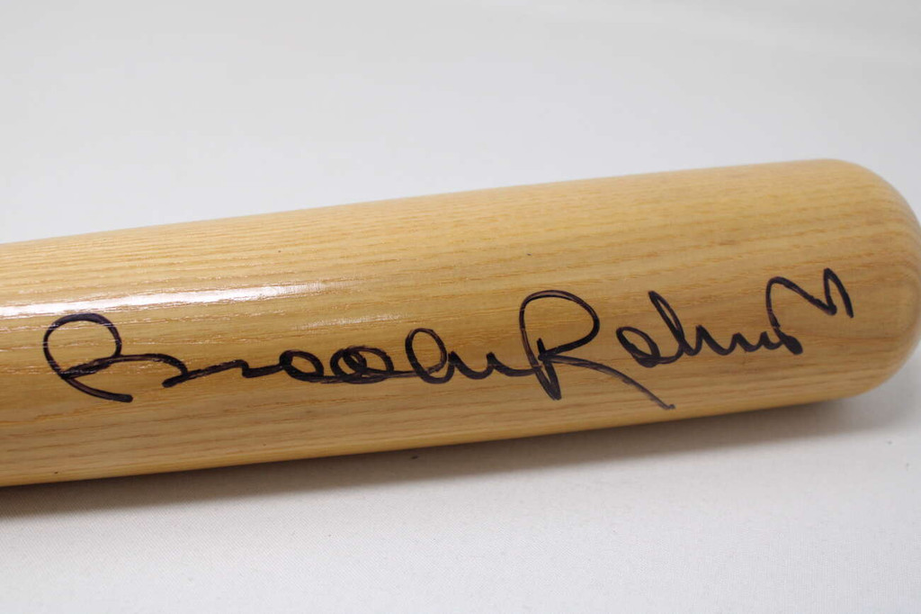 Brooks Robinson Bat Signed Auto PSA/DNA Sticker ONLY Orioles Rawlings