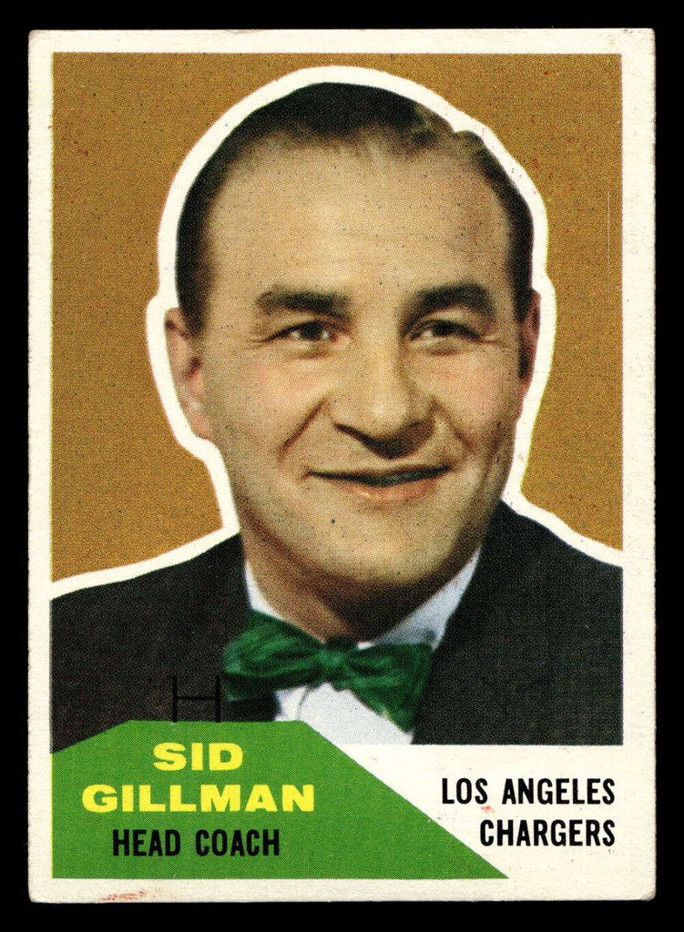 1960 Fleer #7 Sid Gillman/ Excellent+ RC Rookie 