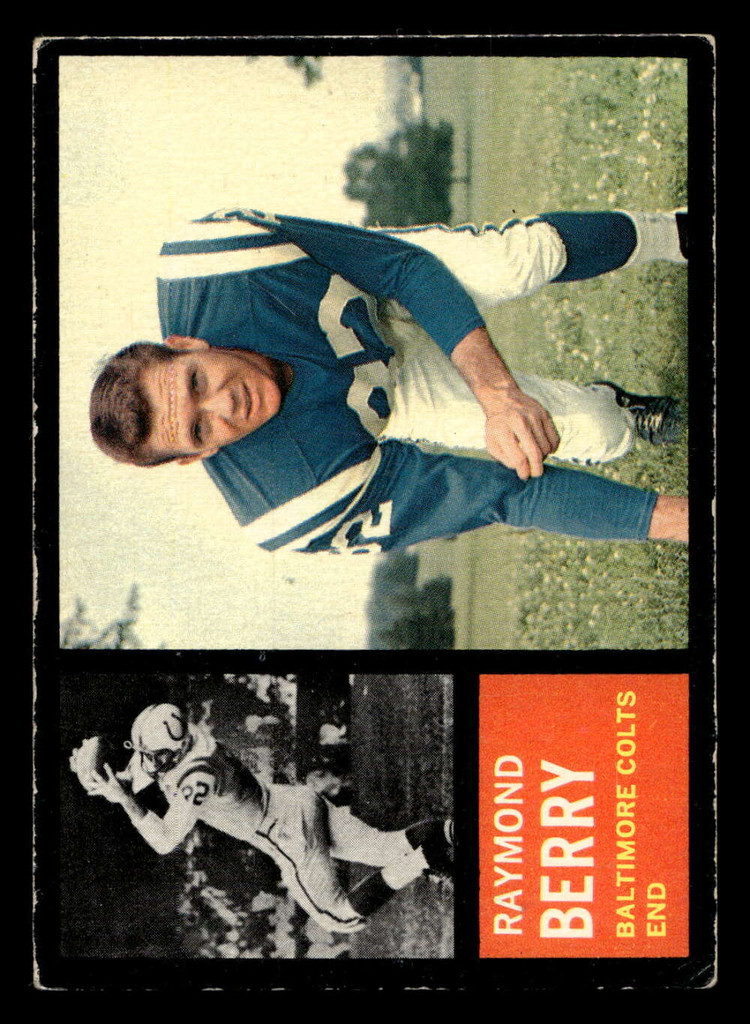 1962 Topps #5 Raymond Berry Excellent SP 