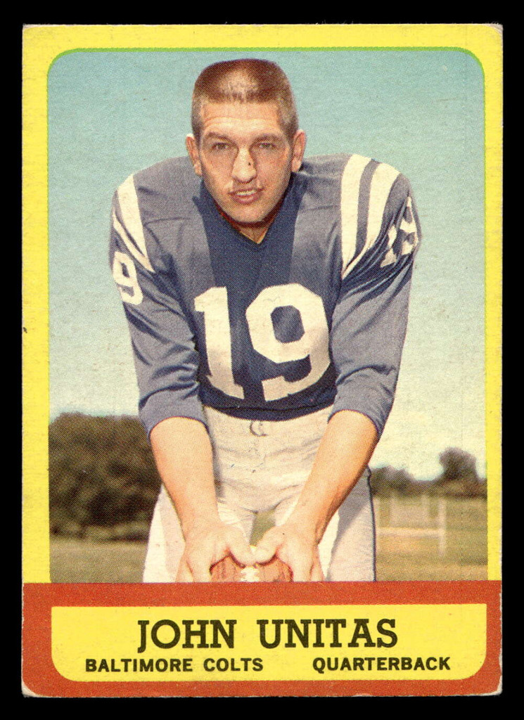 1963 Topps #1 Johnny Unitas Excellent  ID: 428846