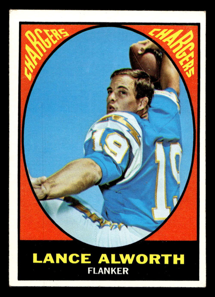 1967 Topps #123 Lance Alworth Ex-Mint 