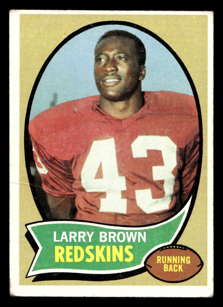 1970 Topps #24 Larry Brown Very Good RC Rookie  ID: 428945