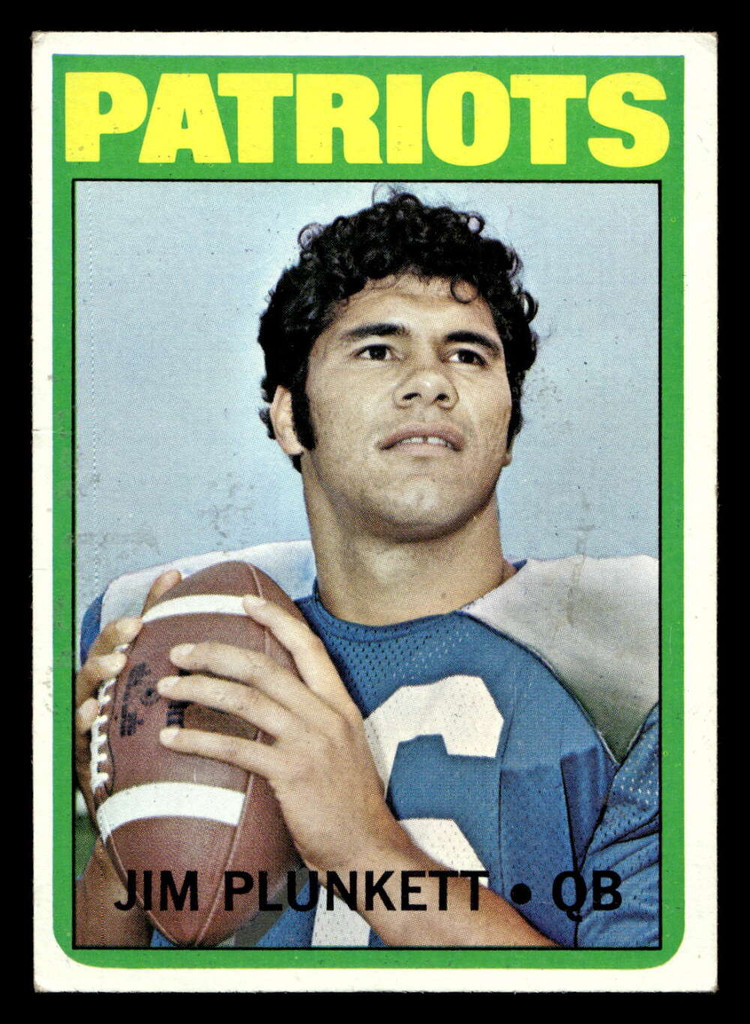 1972 Topps #65 Jim Plunkett Excellent+ RC Rookie  ID: 428988