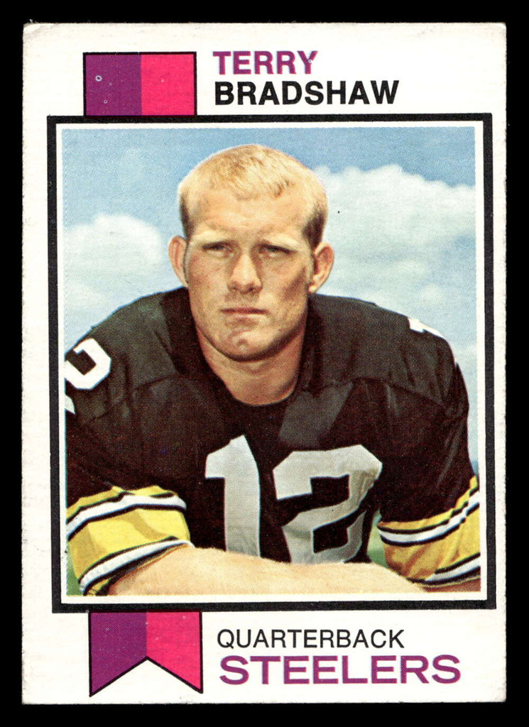 1973 Topps #15 Terry Bradshaw Excellent+  ID: 429093