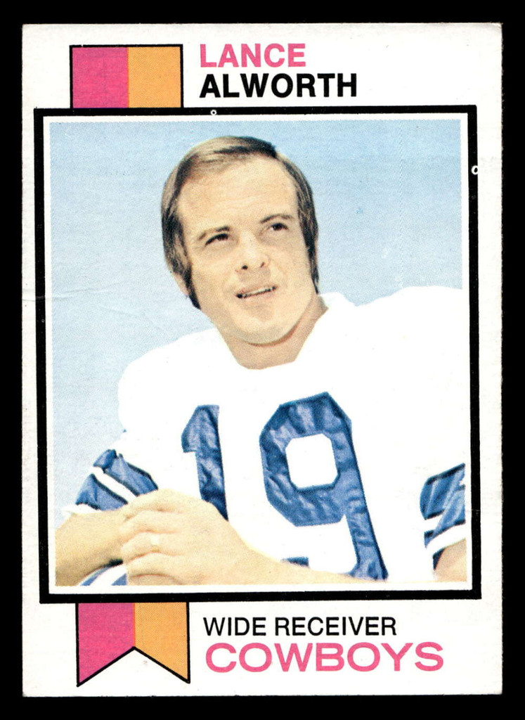 1973 Topps #61 Lance Alworth Very Good  ID: 429199