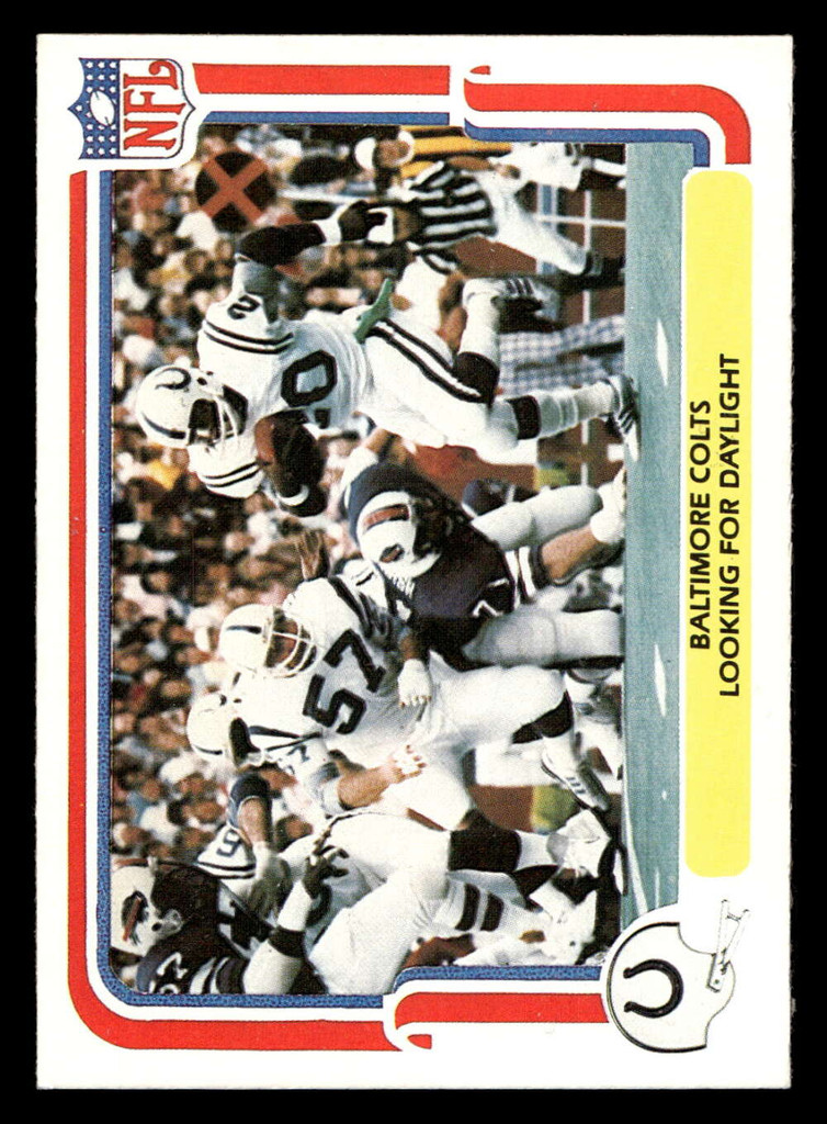 1980 Fleer Team Action #3 Baltimore Colts Near Mint Football  ID: 429214