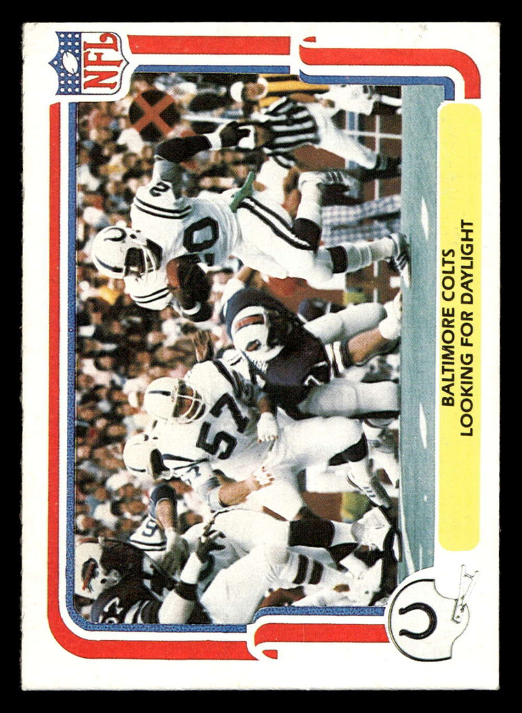 1980 Fleer Team Action #3 Baltimore Colts Near Mint Football  ID: 429216