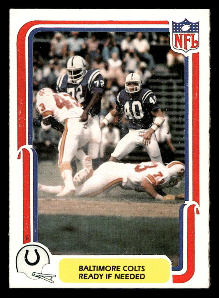 1980 Fleer Team Action #4 Baltimore Colts Near Mint Football  ID: 429218