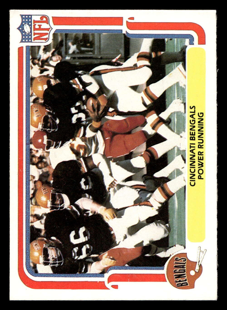 1980 Fleer Team Action #9 Cincinnati Bengals Near Mint Football  ID: 429231