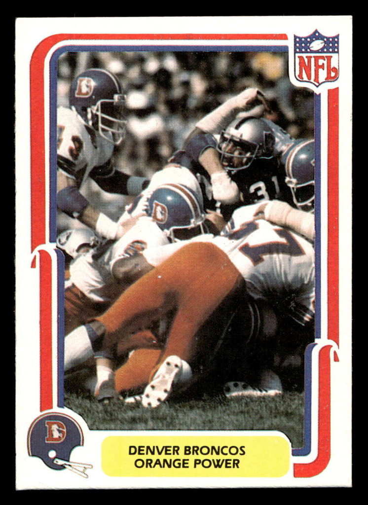 1980 Fleer Team Action #16 Denver Broncos Near Mint Football  ID: 429245