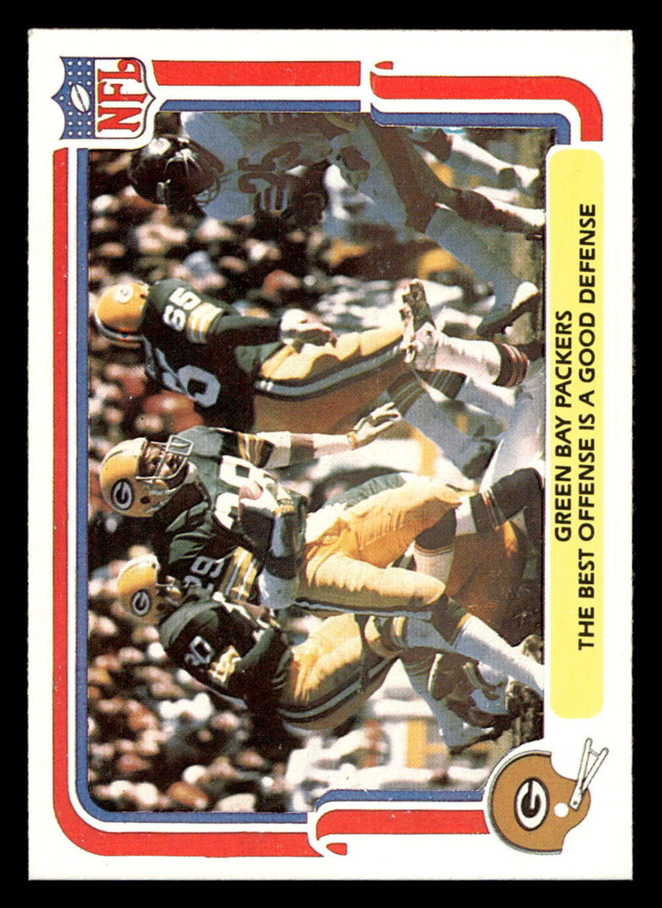 1980 Fleer Team Action #20 Green Bay Packers Near Mint Football  ID: 429253