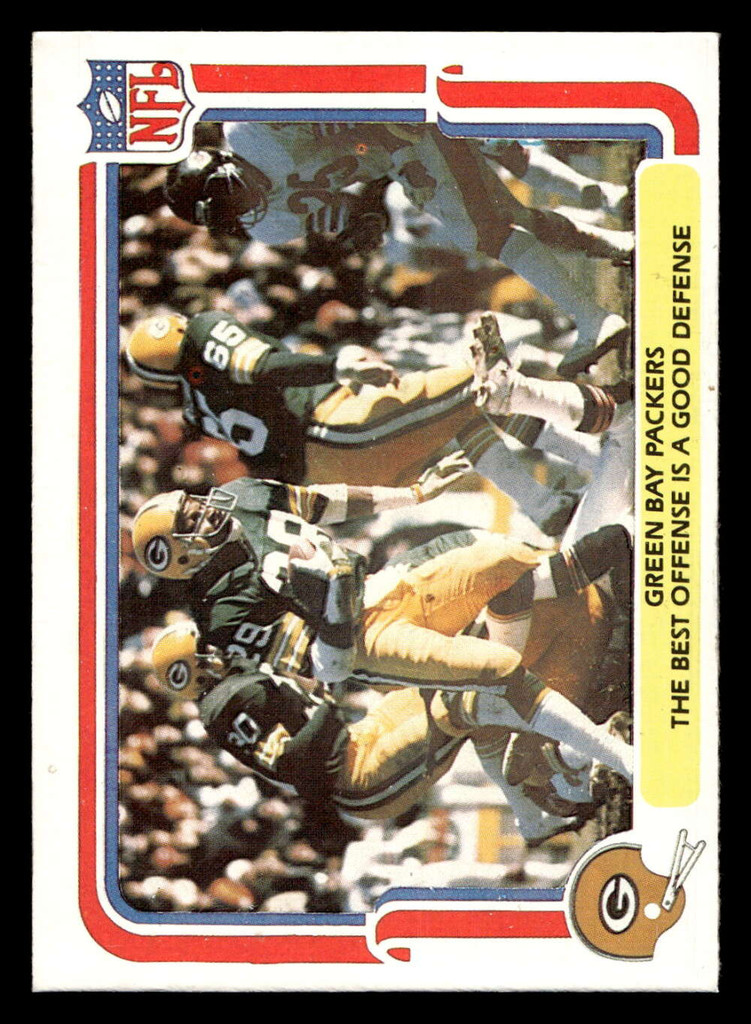 1980 Fleer Team Action #20 Green Bay Packers Near Mint Football  ID: 429254