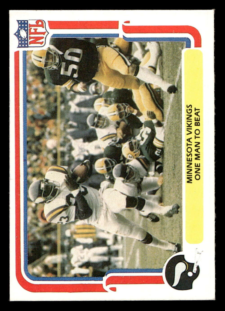 1980 Fleer Team Action #29 Minnesota Vikings Near Mint Football  ID: 429266