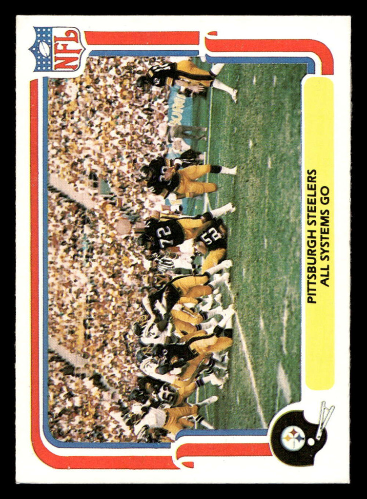 1980 Fleer Team Action #43 Pittsburgh Steelers Near Mint Football  ID: 429295